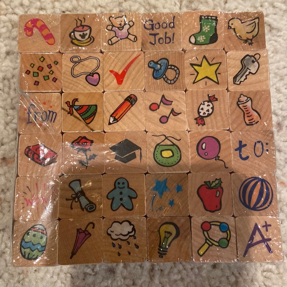 Brand new JoAnn Craft Essentials rubber stamps